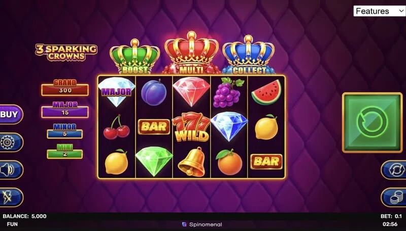 3 Sparking Crowns οθόνη παιχνιδιού